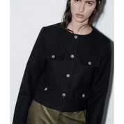 Casaco Cropped Feminino Jordana Forglows