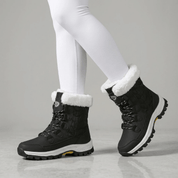 Bota Feminina para Neve com Pelúcia Impermeável Forglows