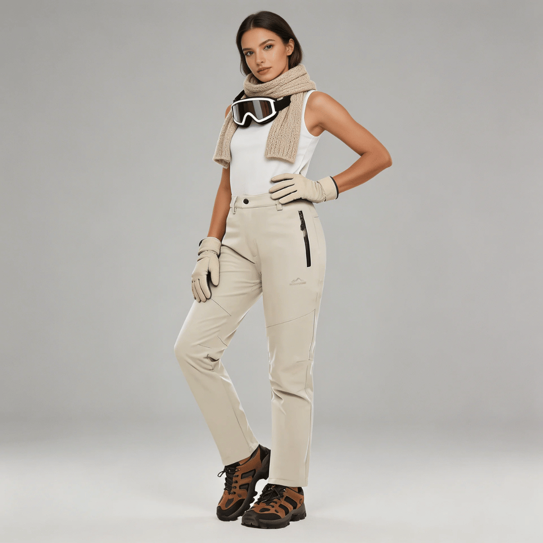 Calça Feminina Impermeável e Forrada para Neve Forglows