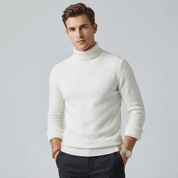 Suéter Masculino com Pelúcia e Gola Alta Forglows
