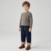 Calça Jeans Infantil Peluciada Menino Forglows