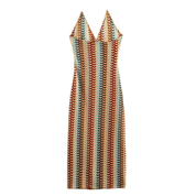 Vestido Feminino em Crochê Midi Forglows