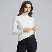 Suéter Feminino Gola Alta Peluciado Forglows