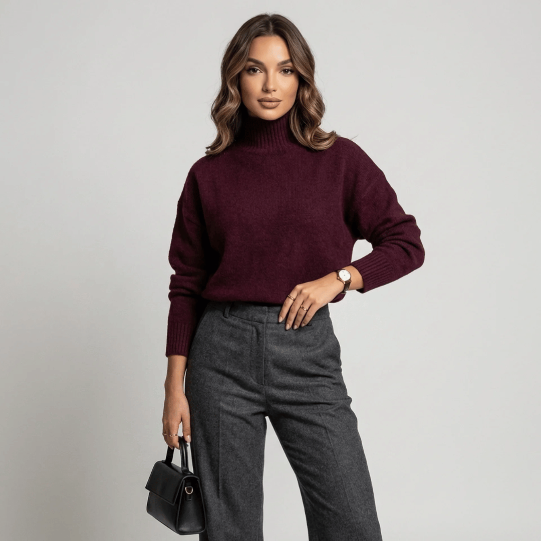 Maxi Suéter Feminino com Gola Alta Denali Forglows
