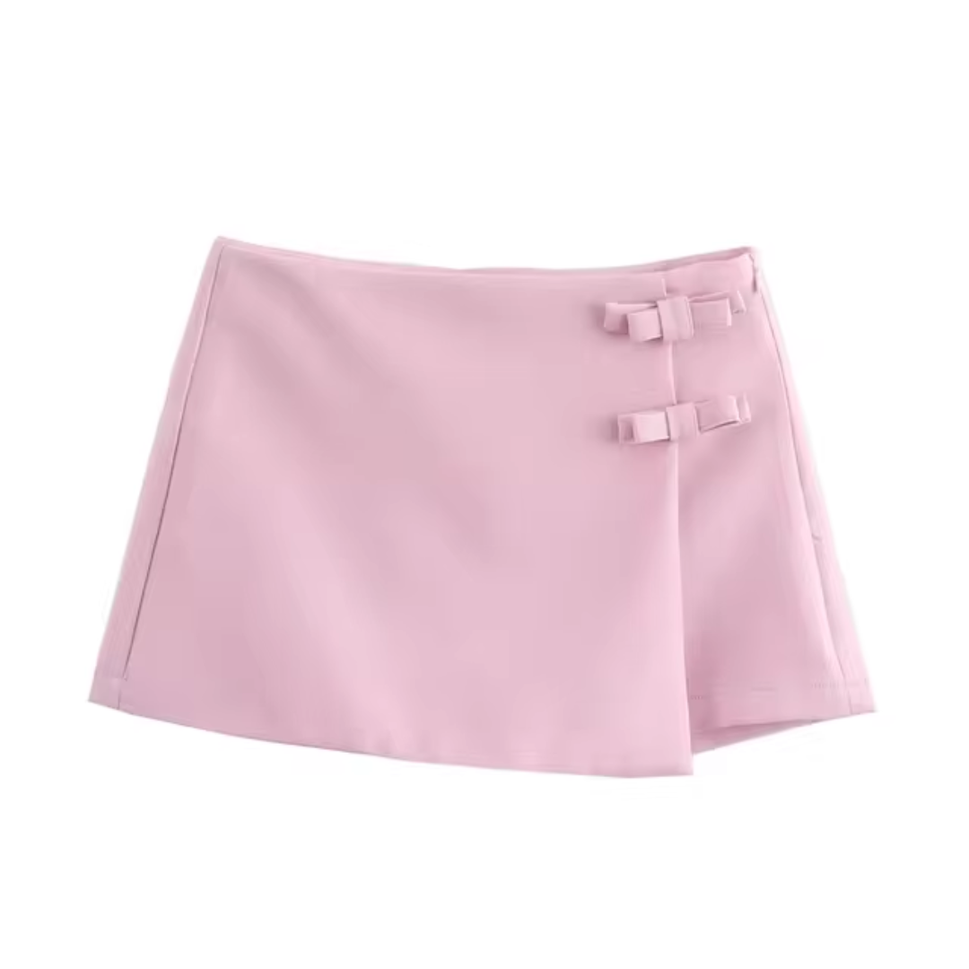 Shorts Saia Feminino com Laço Angélica Forglows