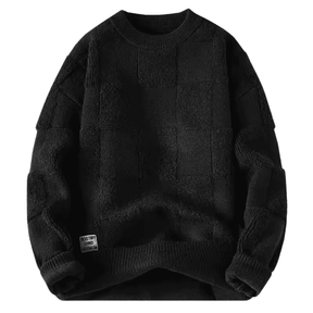 Suéter Masculino Casual em Lã