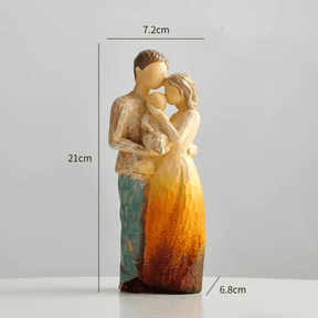 Escultura Família em Resina