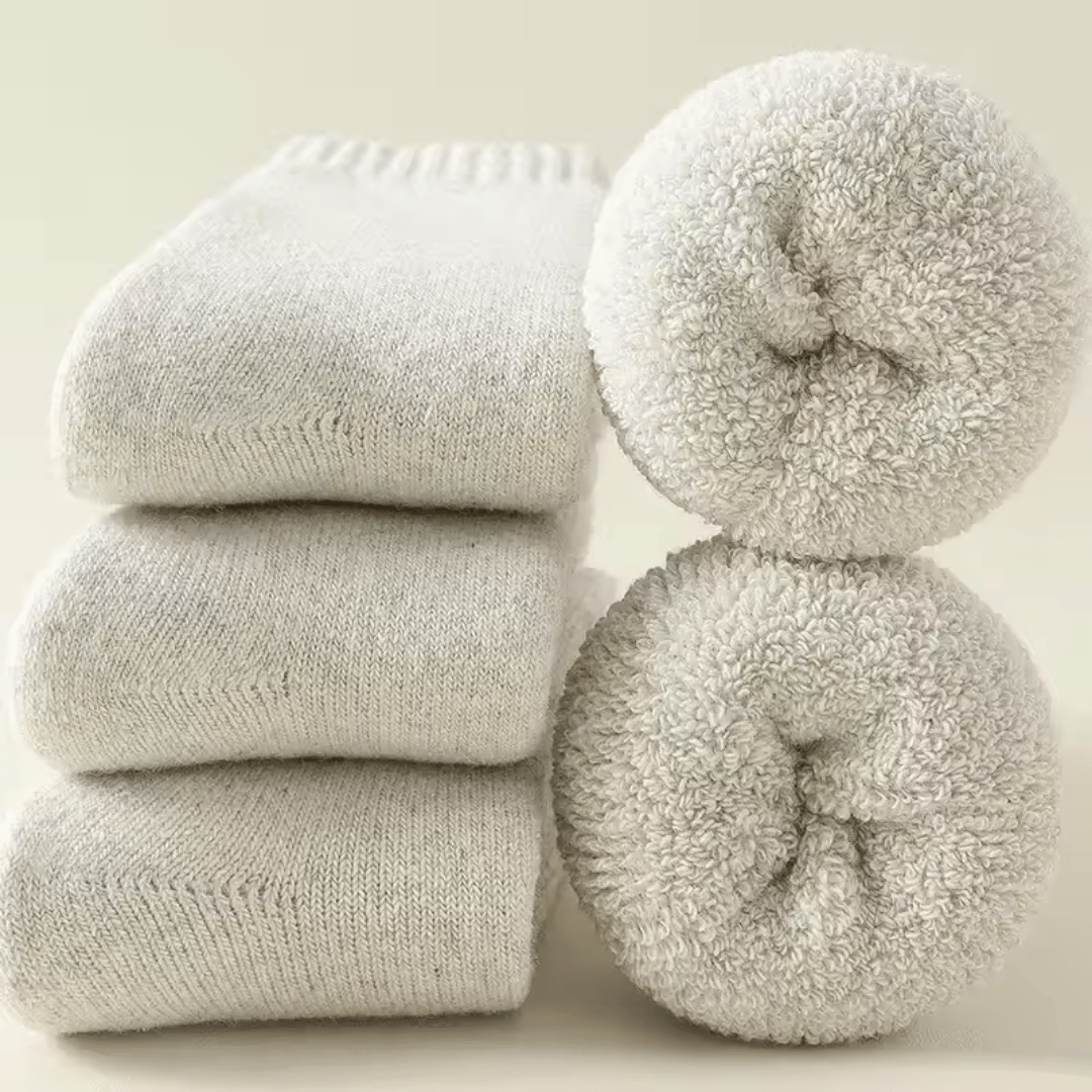 Kit de Meia de Lã Merino Unissex 3 Peças Forglows