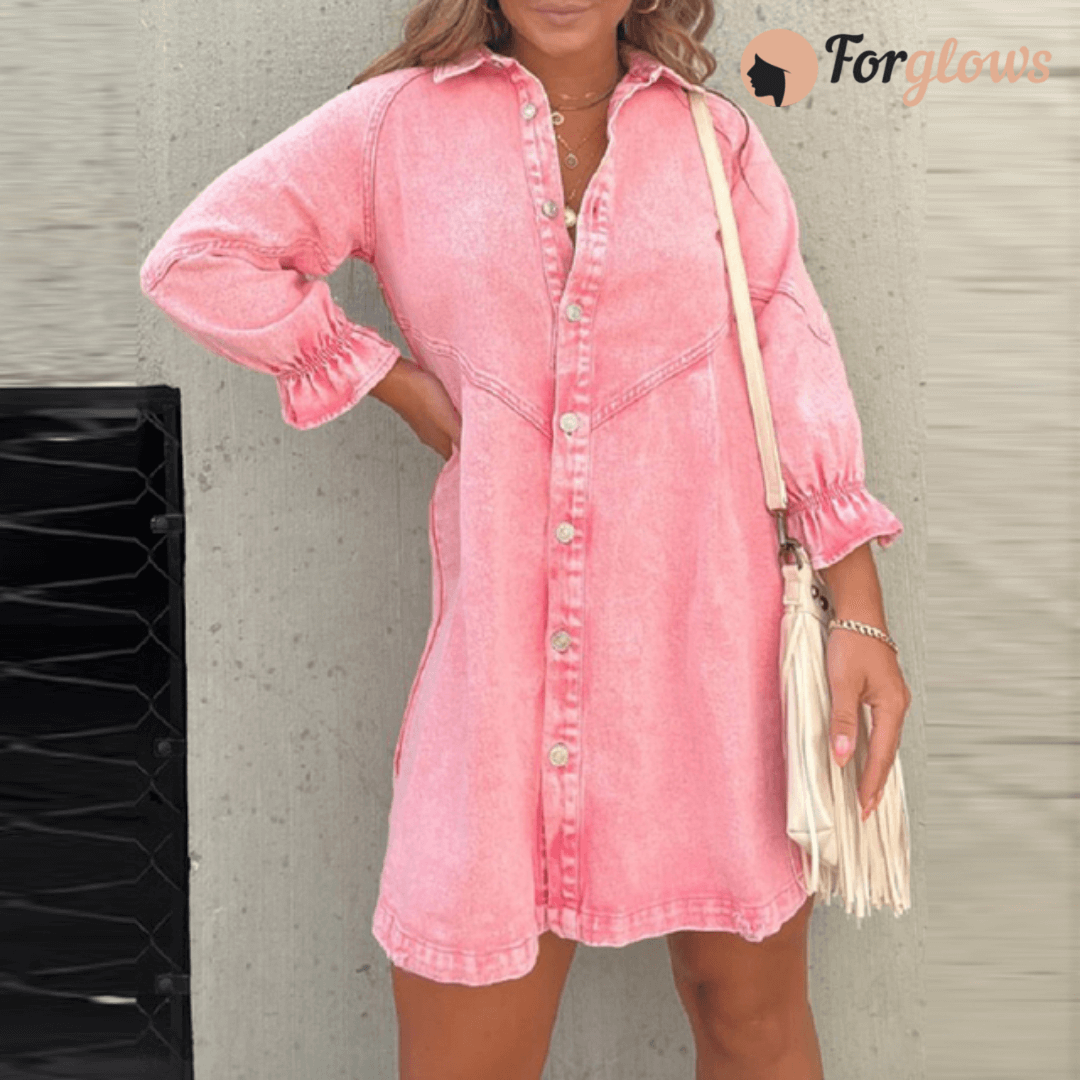 Vestido Chemise Feminino Jeans Sara Forglows