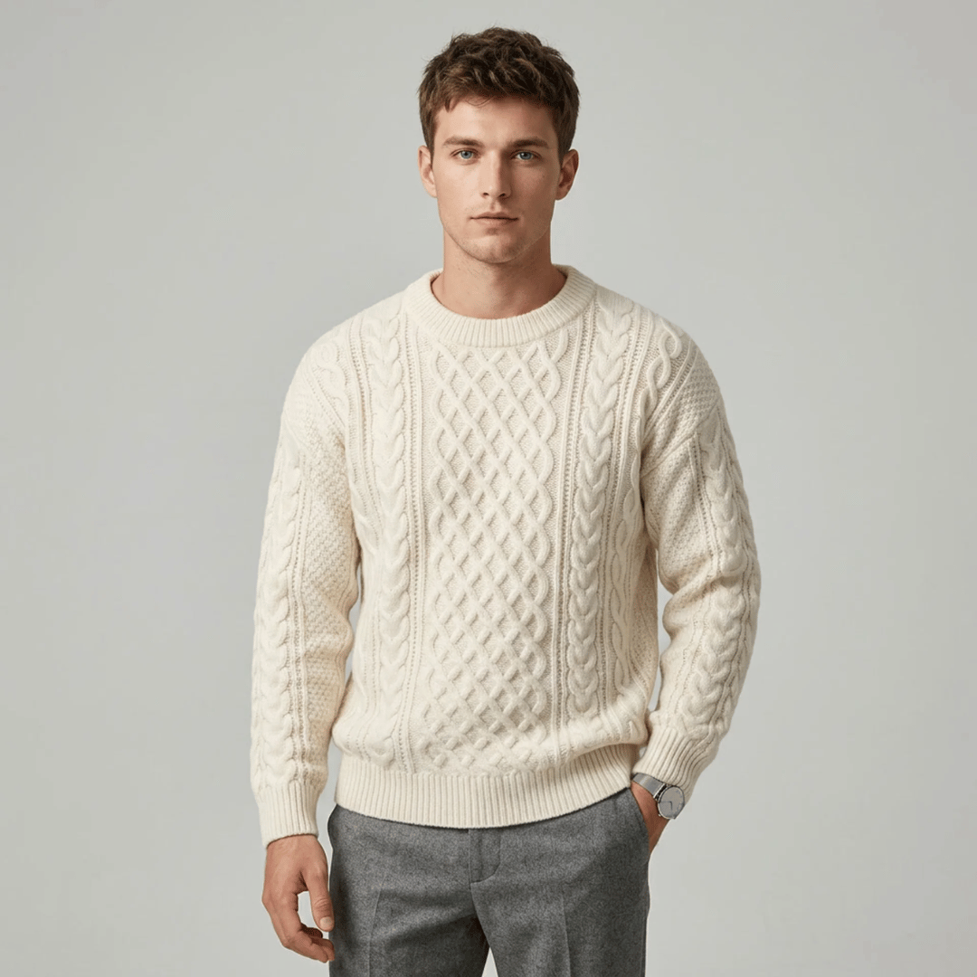 Suéter Masculino Trançado Forglows