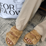 Chinelo Feminino Peluciado Fluffy Forglows