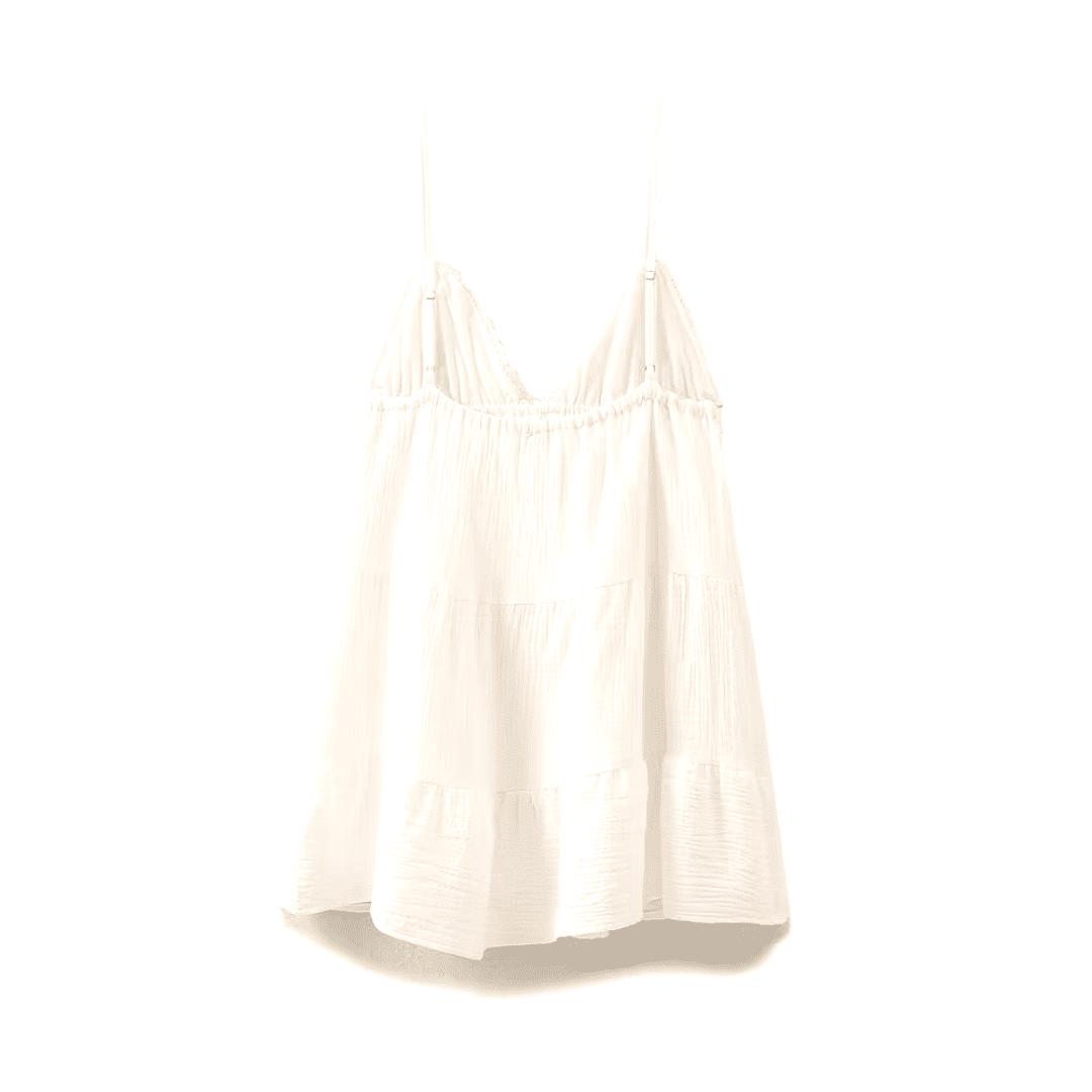 Vestido Mini Fluído de Alcinhas Forglows