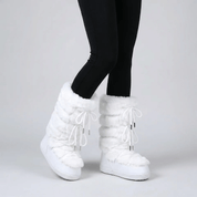 Bota Feminina para Neve Antiderrapante com Pelúcia Forglows