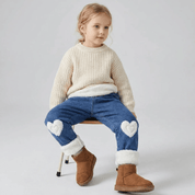 Calça Infantil Jeans e Peluciada Forglows