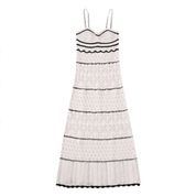 Vestido Feminino Longo Alcinha Crochê Marília Forglows