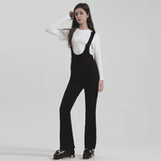 Calça Feminina com Alças para Neve Impermeável Forglows