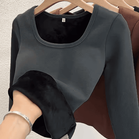 Blusa Feminina de Manga Longa Térmica