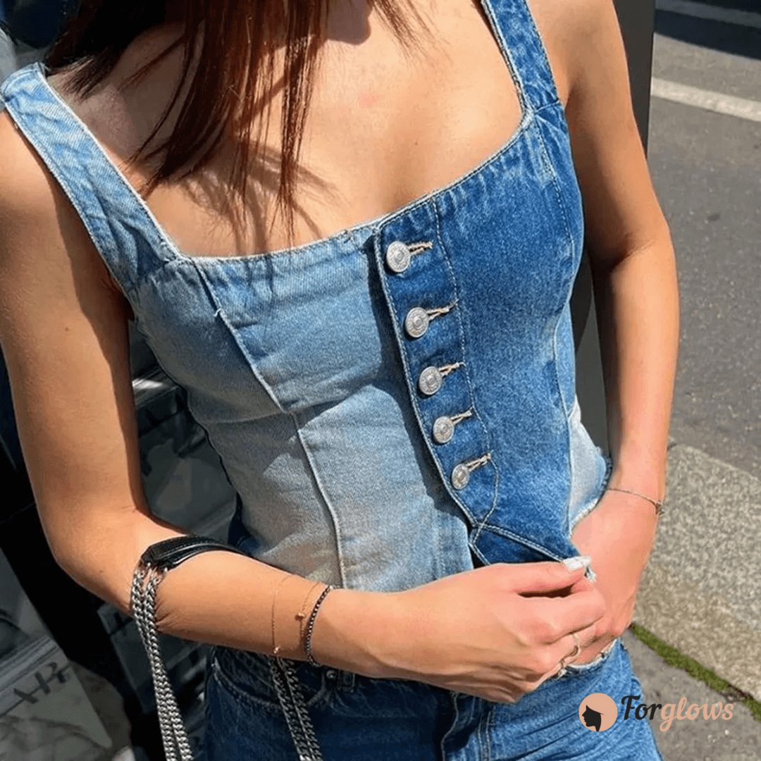 Blusa Feminina Jeans Camila Forglows