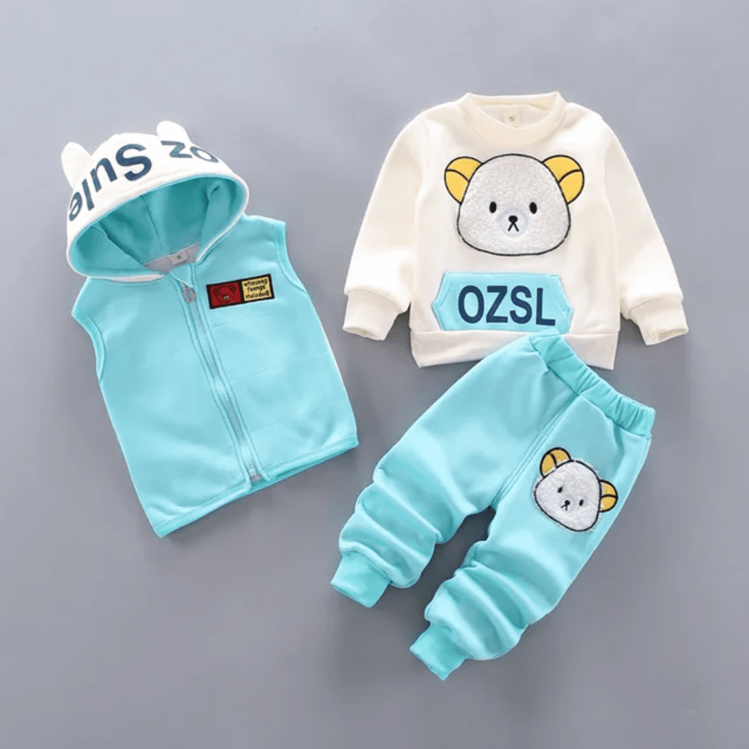 Conjunto de Inverno Infantil 3 Peças Forglows