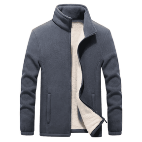 Casaco Masculino em Fleece Forrado Slim