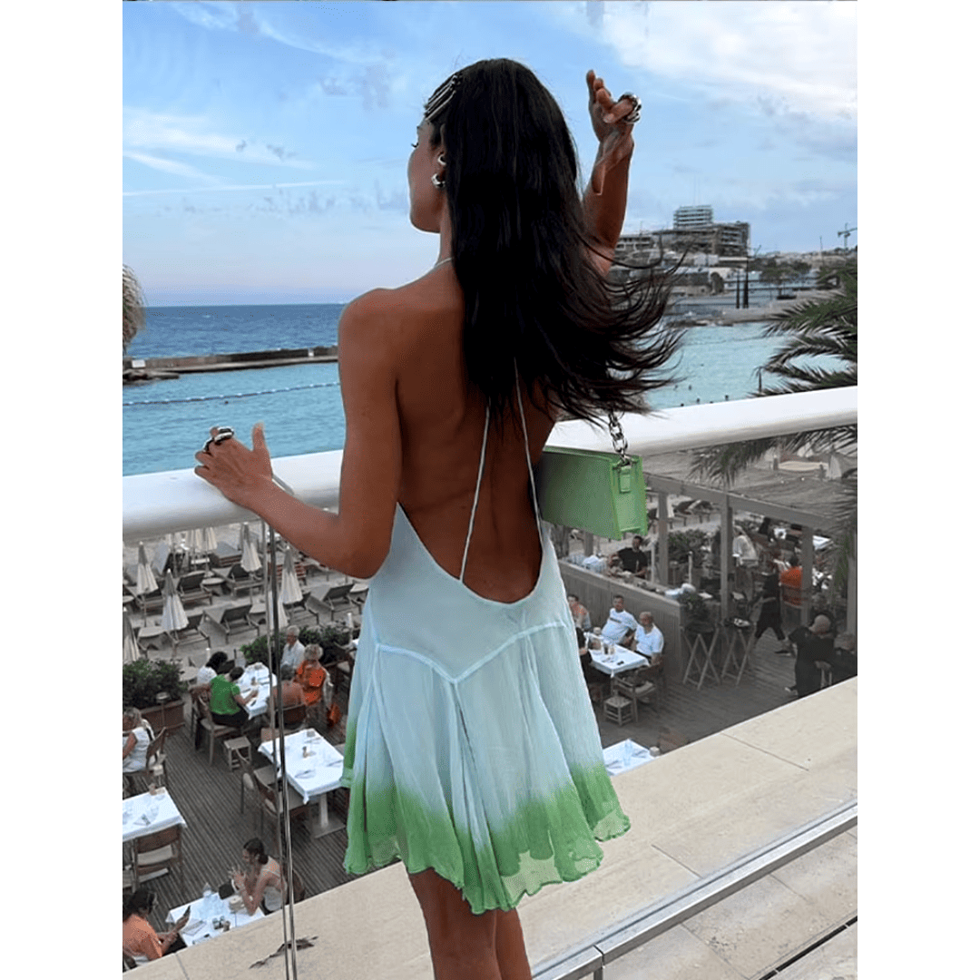 Vestido Feminino Frente Única Tie Dye Forglows