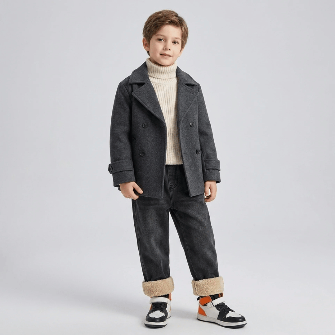Calça Jeans Peluciada Infantil Menino Forglows