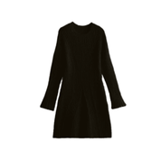 Vestido Feminino de Tricot Canelado Forglows