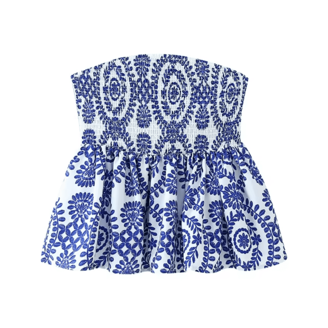 Blusa Feminina Tomara que Caia Com Lastex Forglows