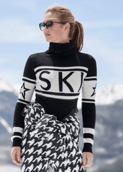 Suéter Gola Alta Feminino Navy Ski Forglows