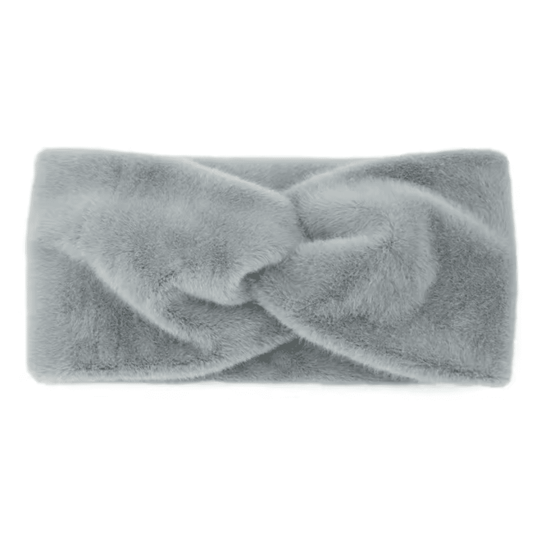 Faixa Turbante Cruzada em Pelúcia Forglows