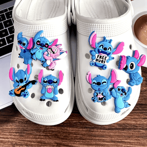 8 Bottons para Crocs do Stitch