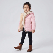 Jaqueta Puffer Infantil com Pelúcia Forglows