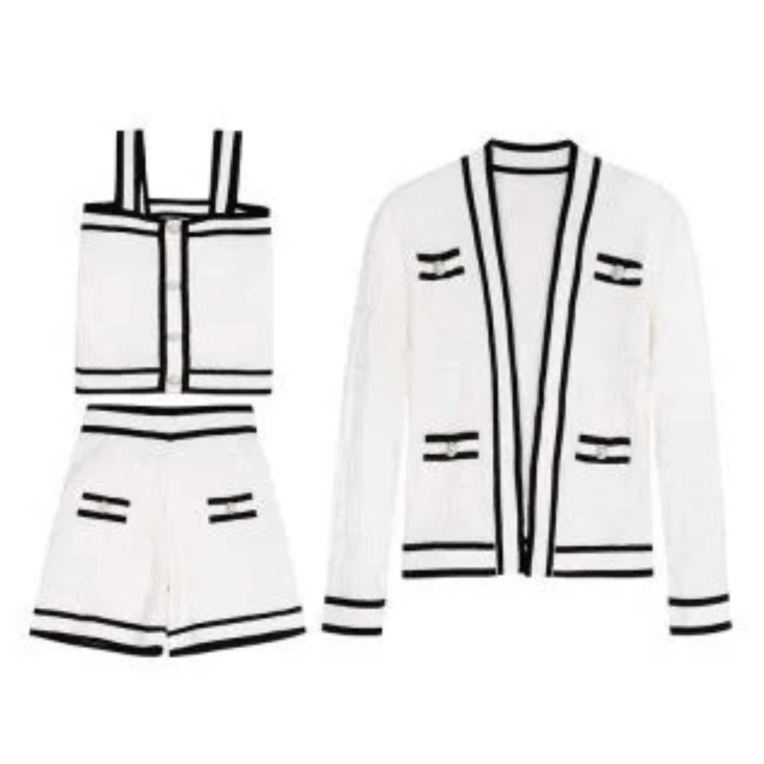 Conjunto Feminino 3 Peças Tricot Modal Eloise Forglows