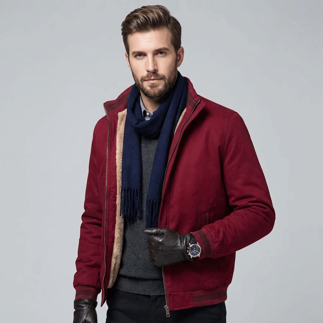Jaqueta Masculina Bomber com Pelúcia Forglows