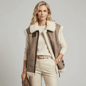 Maxi Colete Feminino com Pelo Forglows