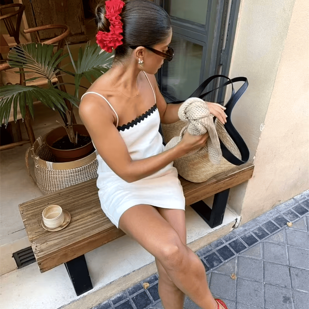 Vestido Feminino de Alcinha Reto em Linho Forglows