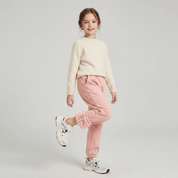 Calça Moletom Infantil Aveludada Menina Forglows