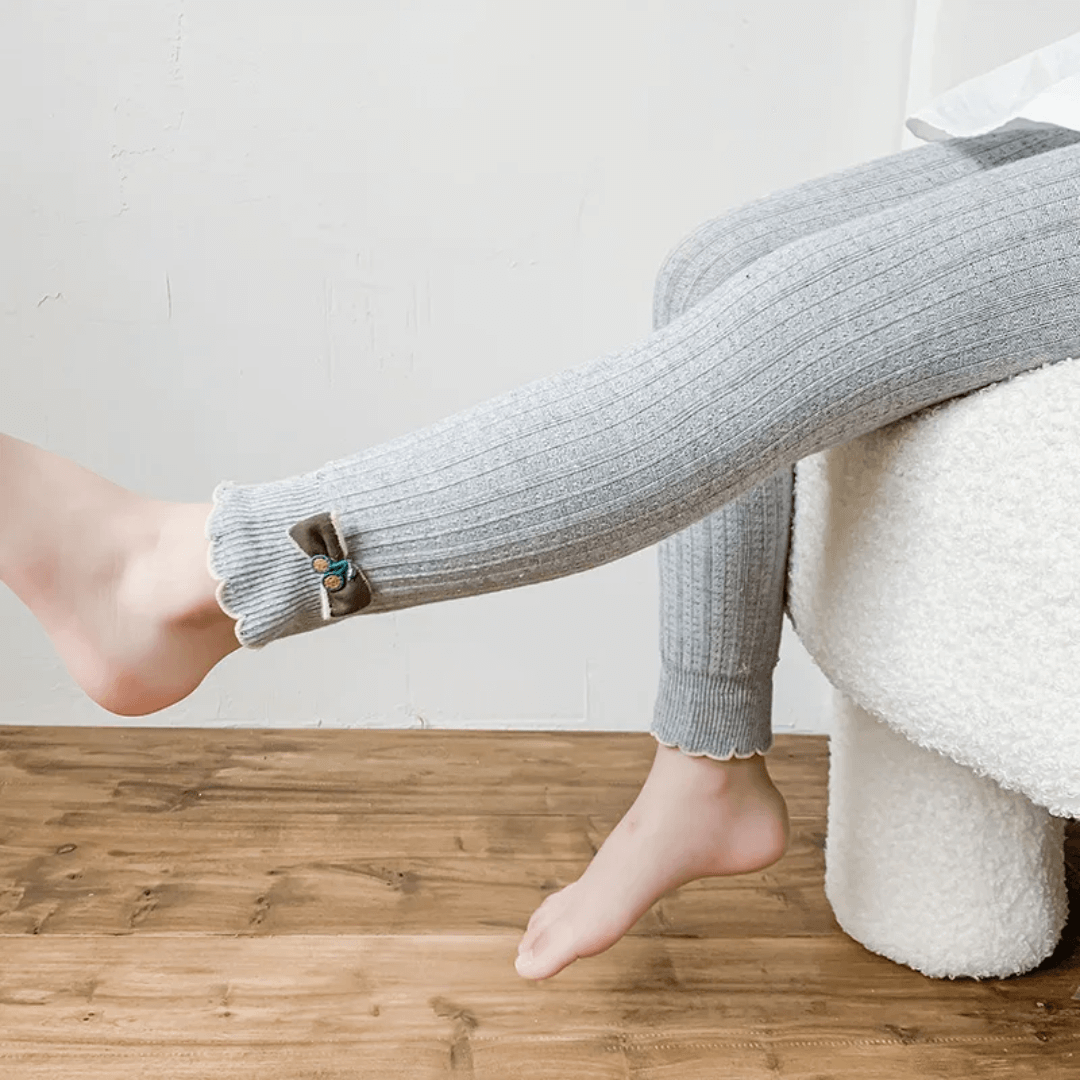 Legging Infantil Tricot com Laço Forglows