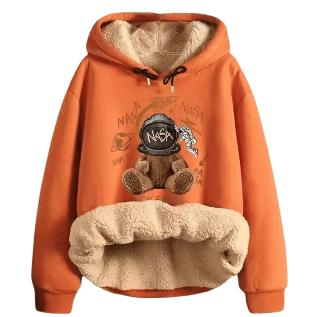 Casaco Moletom Masculino com Pelúcia e Capuz Forglows