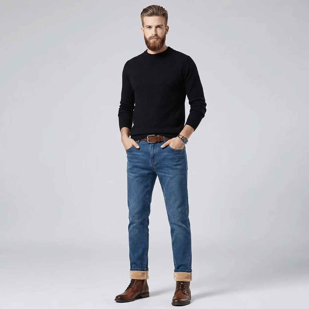 Calça Jeans Masculina Peluciada Forglows
