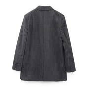 Blazer Feminino Oversized Listrado Vivienne Forglows