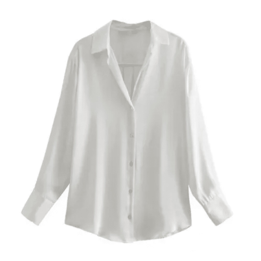 Camisa Feminina de Cetim Eloise Forglows