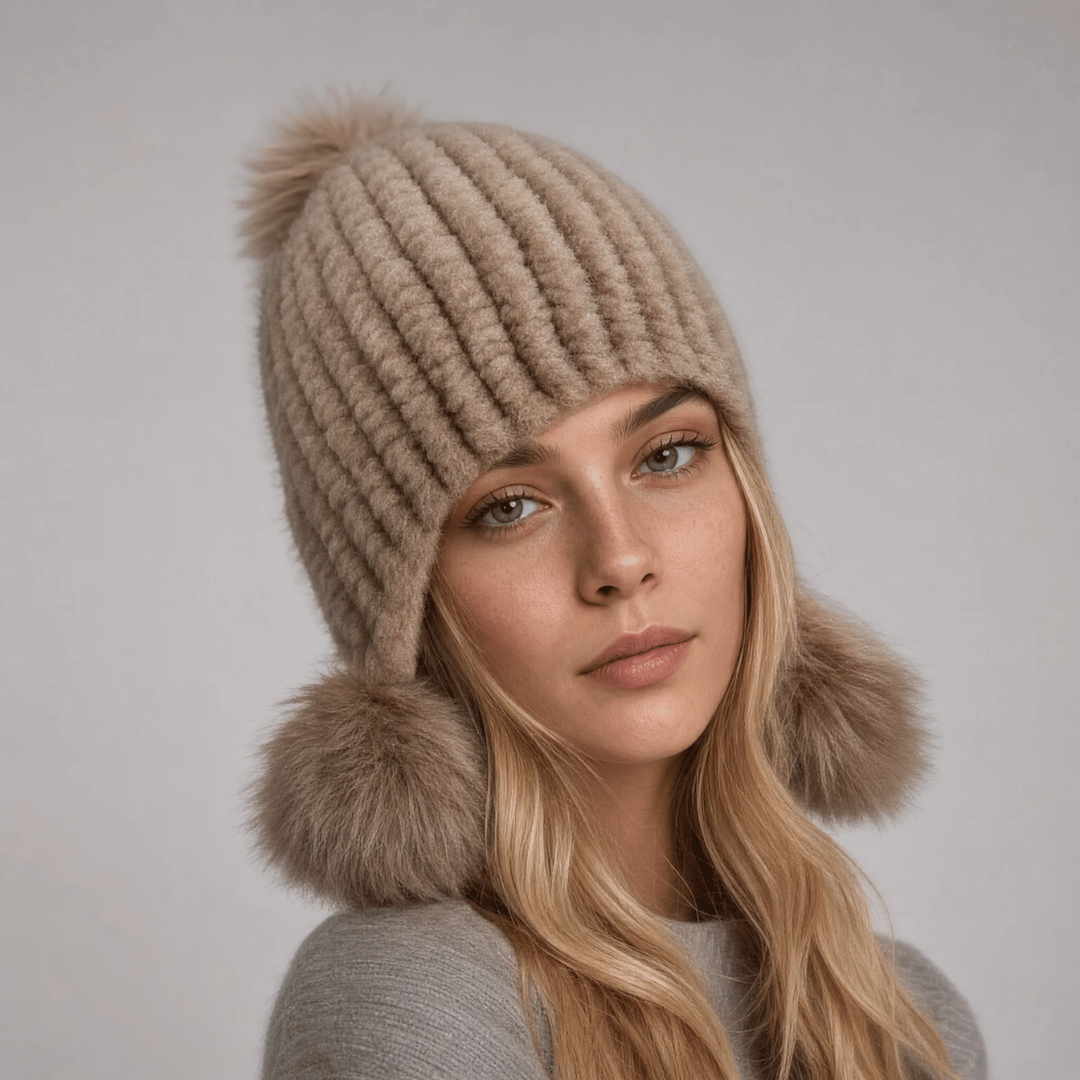 Touca Feminina com Pompom Forglows