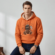 Casaco Moletom Masculino com Pelúcia e Capuz Forglows