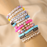 Conjunto de Pulseiras de Miçanga Taylor Swift