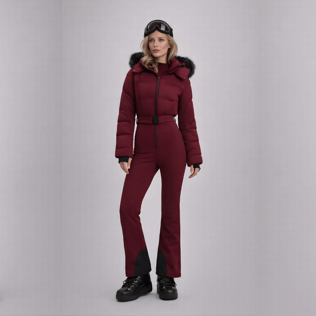 Macacão Feminino Impermeável para Neve Chamonix Forglows