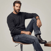 Calça Jeans Masculina Reta com Pelúcia Forglows