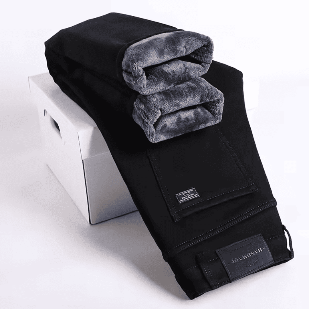 Calça Jeans Masculina Reta com Pelúcia Forglows