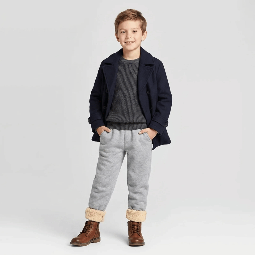 Calça Infantil Moletom com Pelúcia Forglows