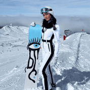 Macacão Feminino Impermeável para Neve Alpes Forglows